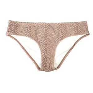 Hula Honey Snakeskin Bikini Bottoms Medium AFJ74S